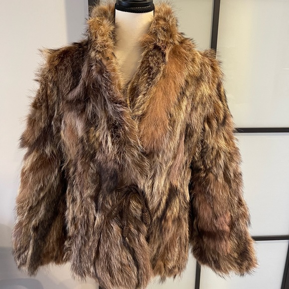 Coyote fur jacket S - Picture 2 of 9